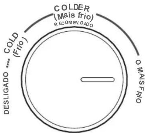 EDESA EFC-1822 NF WH - RegULAÇÃO da temperatura do compartmento do frigorífico - 1