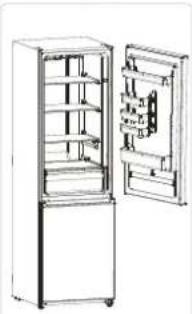 EDESA EFC-1832 NF EX - Reversing the Door Swing - 3
