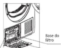 EDESA ESC-8000 WH - Limpe a base do filtrlo (apenas BDM2740 COND) - 1