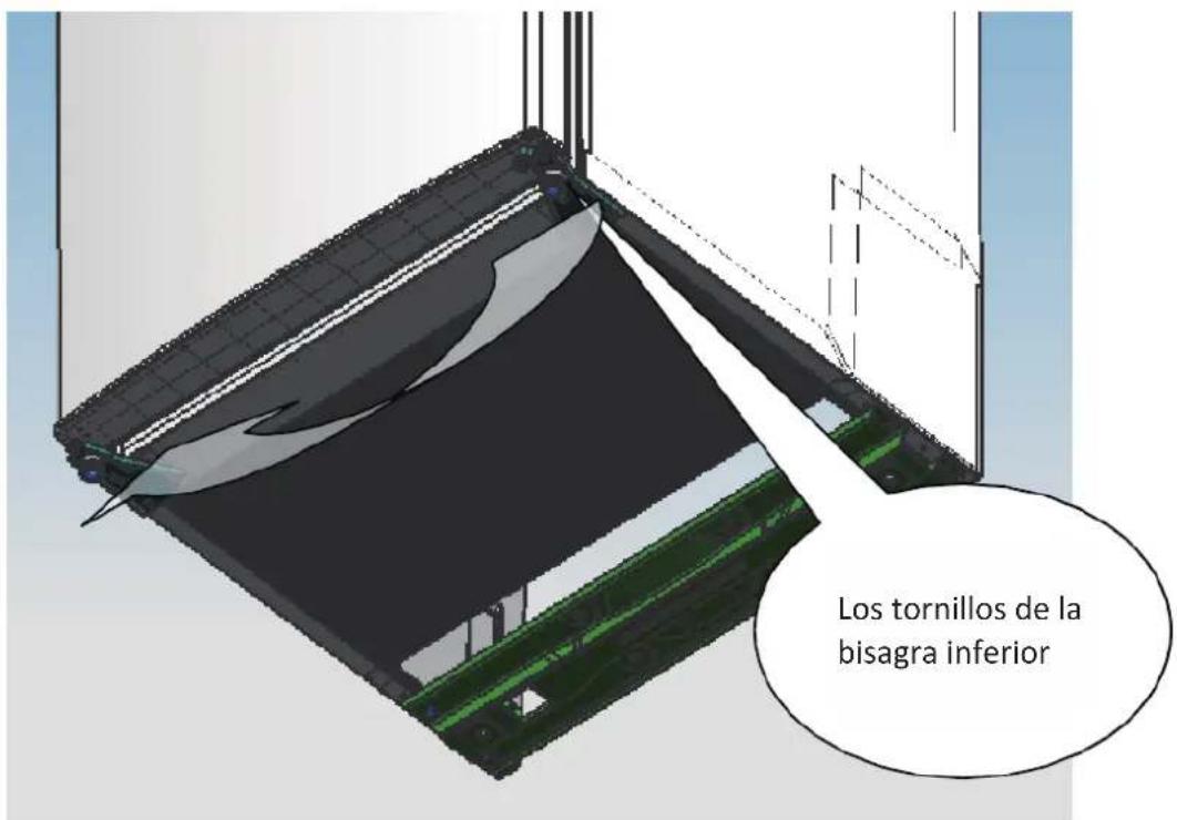 EDESA EZS-0811 WH - CAMBIAR EL LADO DE APERTURA DE LA PUERTA - 5