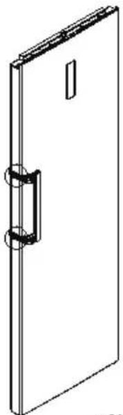 EDESA EFS-1823 NF EX - Door handle installation - 4
