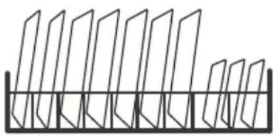 EDESA EDW-6231 X - Loading the lower basket - 1