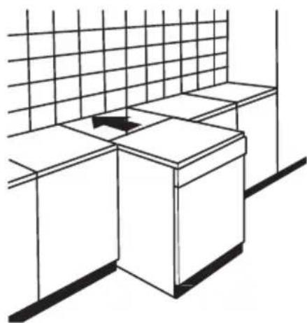 EDESA EDW-6231 X - Installation entre des placards - 1