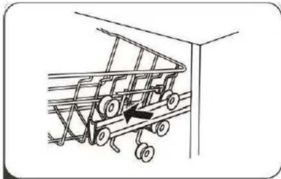 EDESA EDW-6231 X - Réglage du panier supérieur - 2