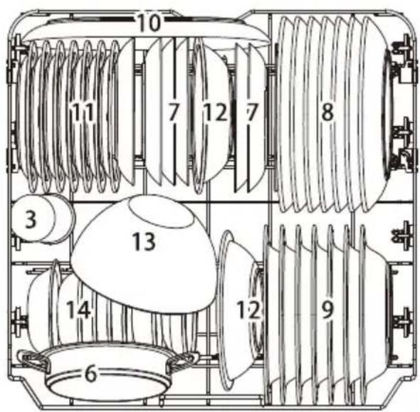 EDESA EDW-6231 WH - Panier du bas : - 1