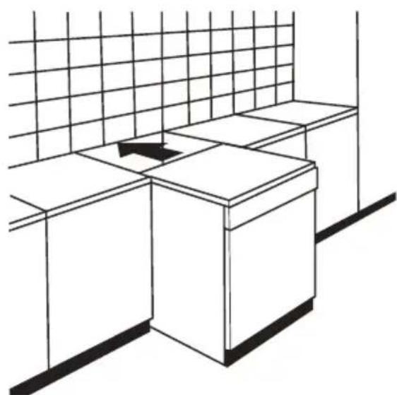 EDESA EDW-6231 WH - Fitting between existing carbinets - 1