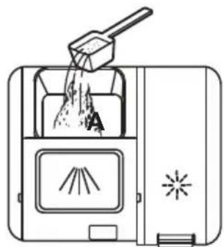 EDESA EDW-6231 WH - Filling The Detergent Dispenser - 4