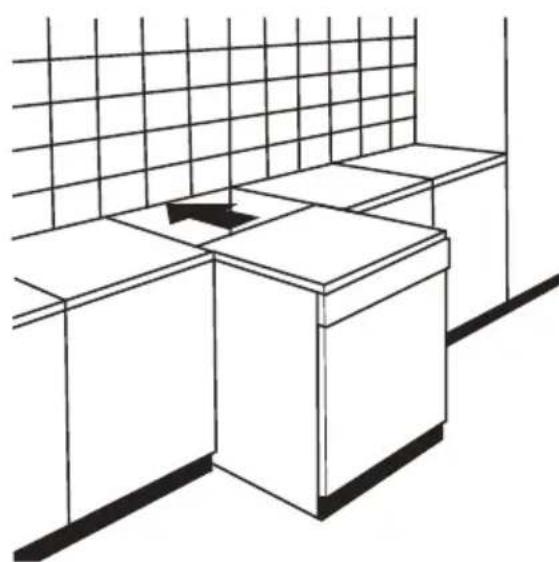 EDESA EDW-6231 WH - Montaje entre gabinetes existentes - 1