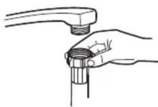EDESA EDW-6231 WH - Conexión de agua fria - 1