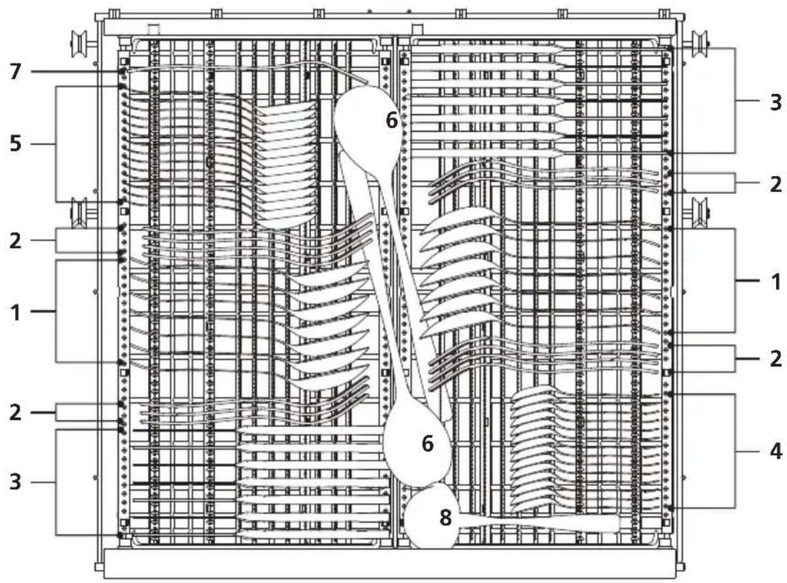 EDESA EDW-6231 WH - 3.Cutlery rack: - 1