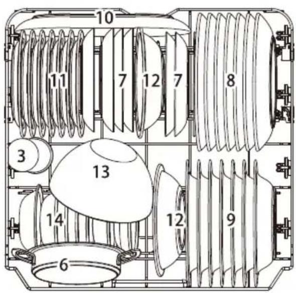 EDESA EDW-6231 WH - Cesta inferior: - 1