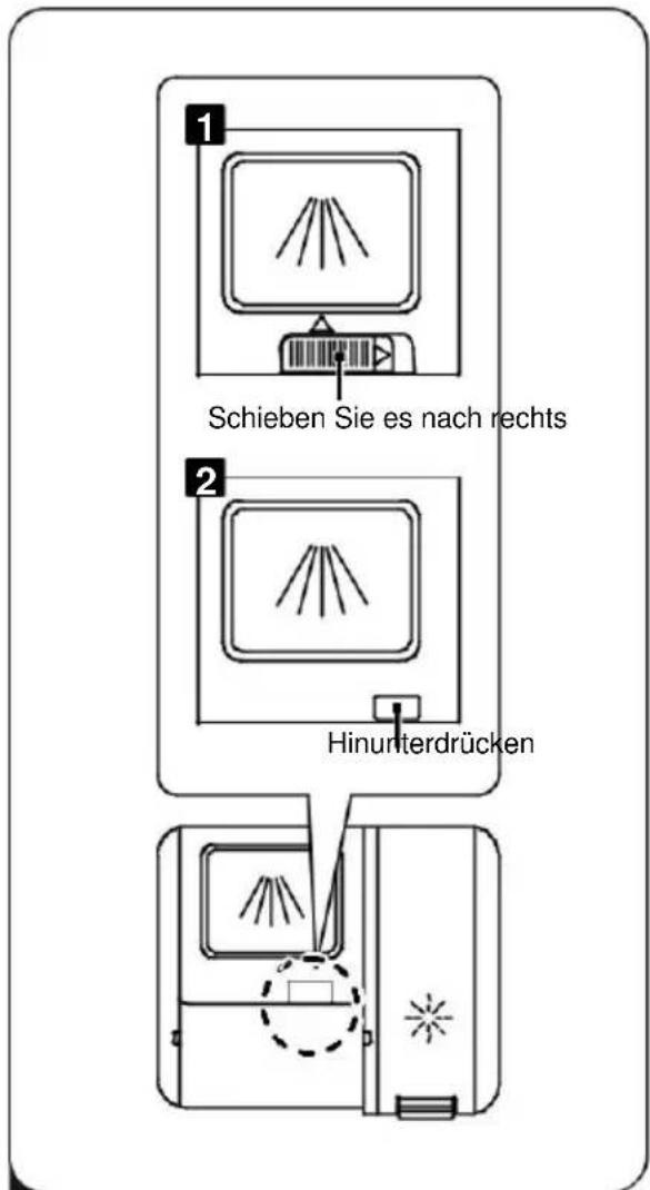 EDESA EDW-6231 WH - Einstellen des Klarspülerbehälters - 1