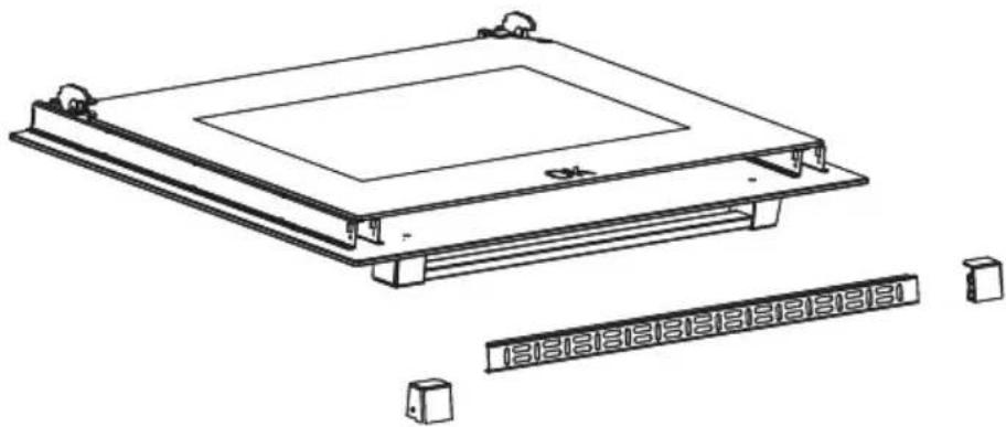 EDESA EOE-7050 WH - REMOVING THE REAR GLASS FOR CLEANING - 1