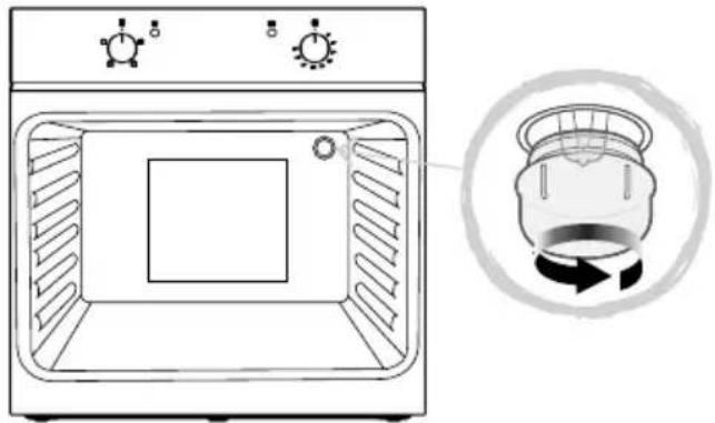 EDESA EOE-7050 WH - REPLACING THE OVEN LIGHT BULB - 1