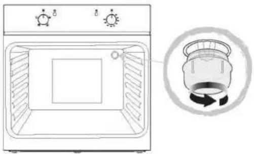 EDESA EOE-7050 WH - Austausch der Ofenlampe - 1
