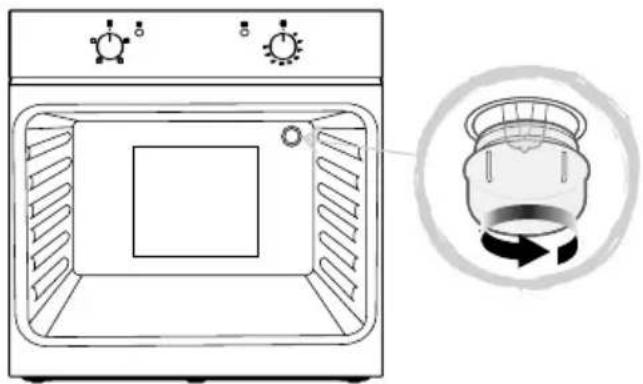 EDESA EOE-7050 WH - Sustitución de la bombilla del horno - 1