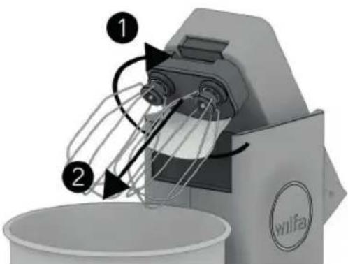 WILFA ProBaker Timer KM2BS-T70 - MOCOWANIE PODWOJNEJ TRZEPACZKI - 1