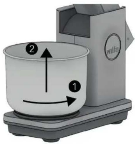 WILFA ProBaker Timer KM2BS-T70 - FIXATION DU BOL - 1