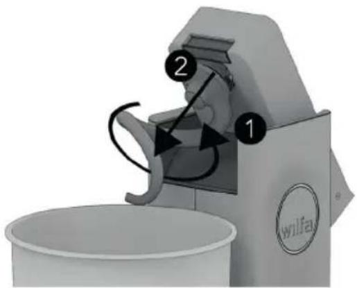 WILFA ProBaker Timer KM2BS-T70 - FIXER LE CROCHET PÉTRISSEUR - 1
