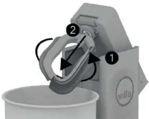 WILFA ProBaker Timer KM2BS-T70 - FLEXIBLEKLOPPERBEVESTIGEN - 1