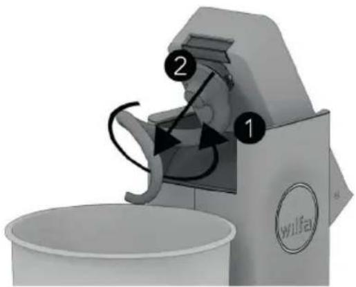 WILFA ProBaker Timer KM2BS-T70 - FESTE SPIRALKROKEN - 1