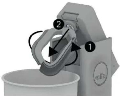 WILFA ProBaker Timer KM2BS-T70 - MONTERING AF FLEXI-PISKERIS - 1