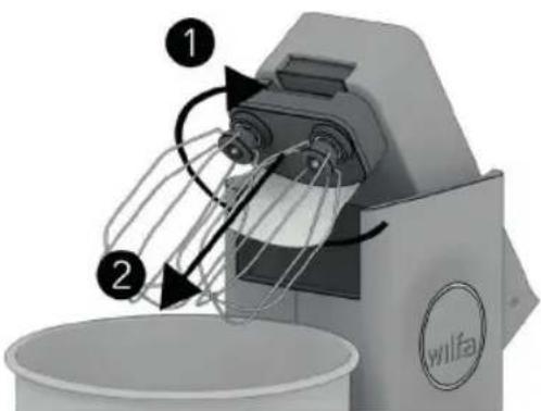 WILFA ProBaker Timer KM2BS-T70 - ATTACH DUAL WHISK - 1