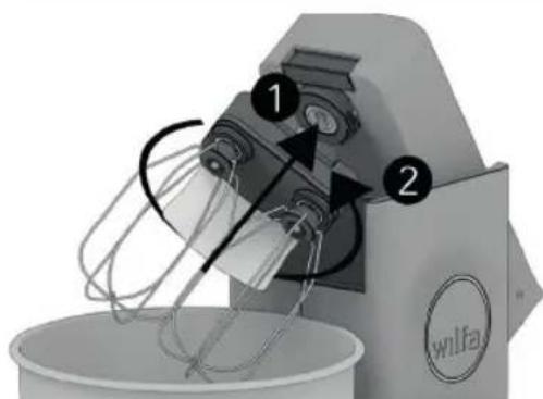 WILFA ProBaker Timer KM2BS-T70 - MONTER LE FOUET - 1