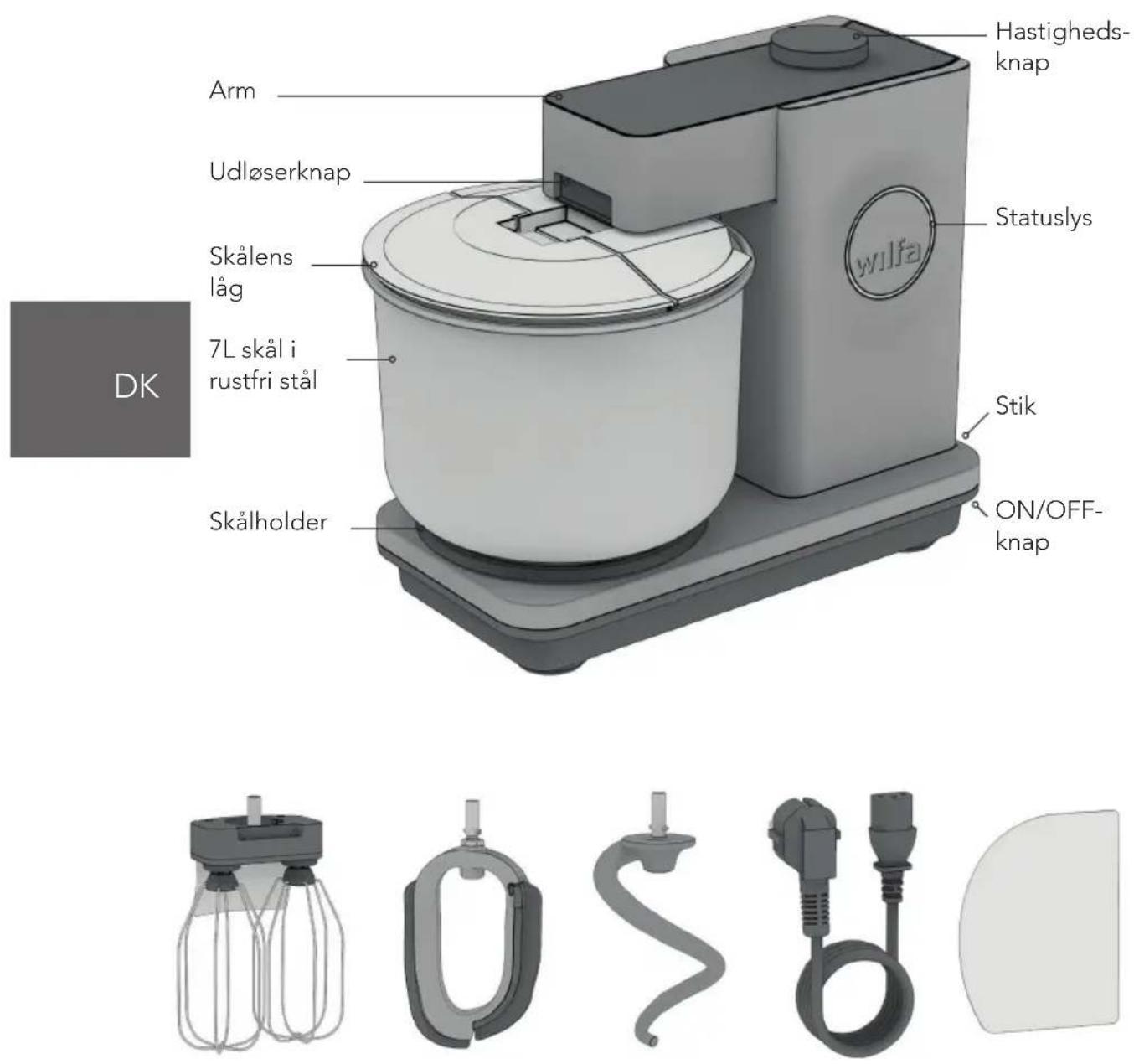 WILFA ProBaker Timer KM2BS-T70 - TILLYKKE MED DIN NYE WILFA PROBAKER KØKKENMASKINE - 2
