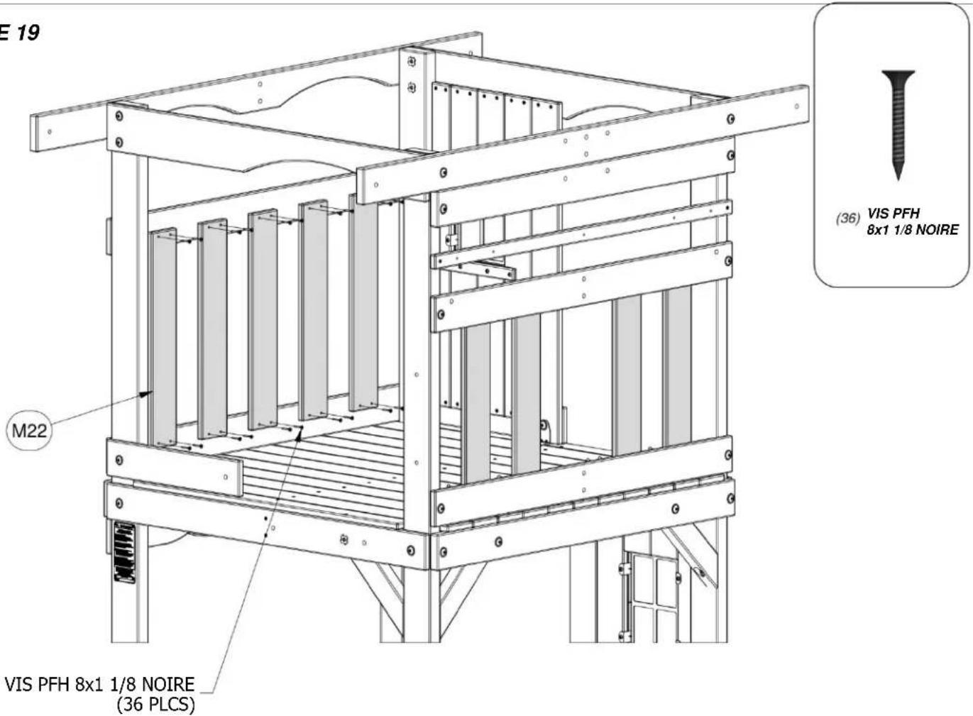 Backyard Discovery Lakewood - Scannez pour des instructions 3D faciles - 13