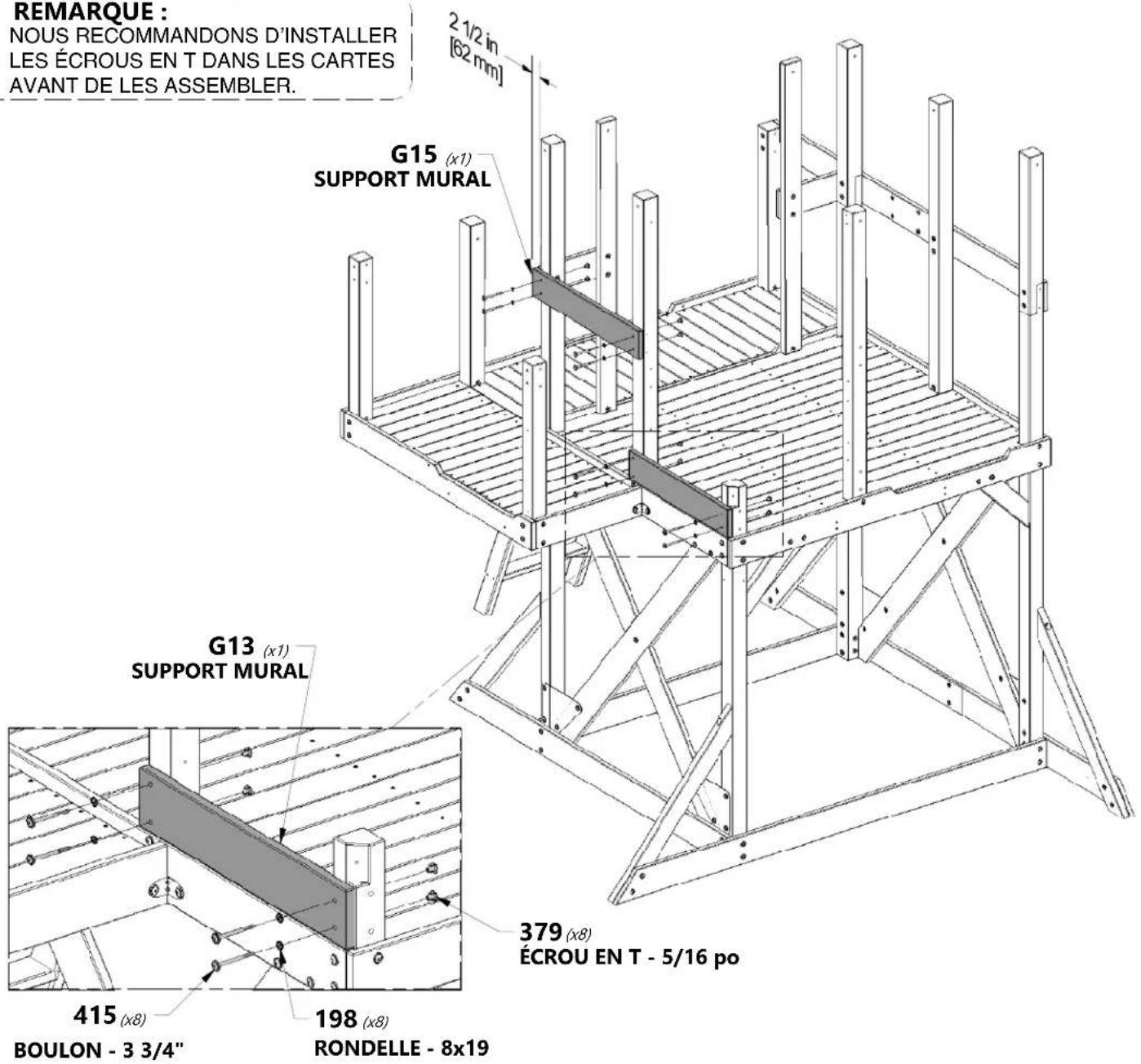 Backyard Discovery Eagles Nest - REMARQUE : - 1
