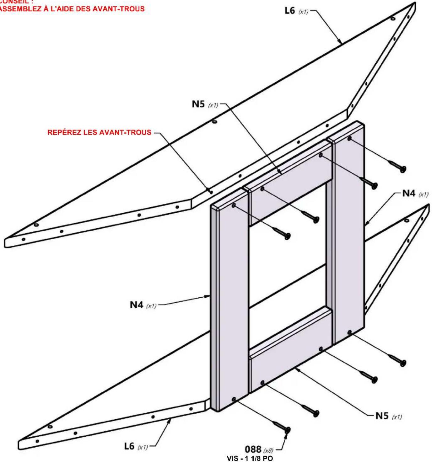 Backyard Discovery Montpelier - Scannez pour des instructions 3D faciles - 3