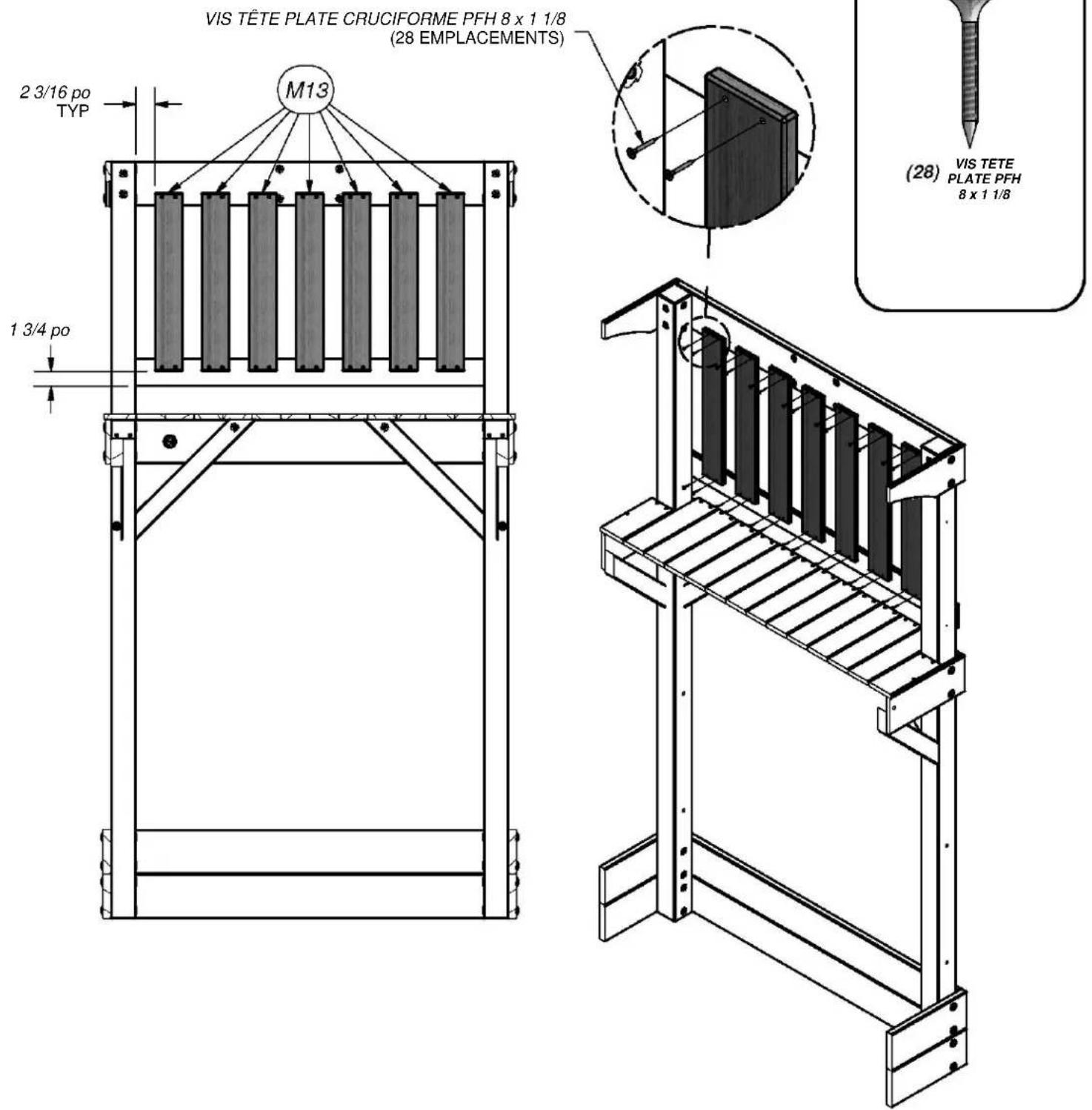 Backyard Discovery Liberty II - Scannez pour des instructions 3D faciles - 25