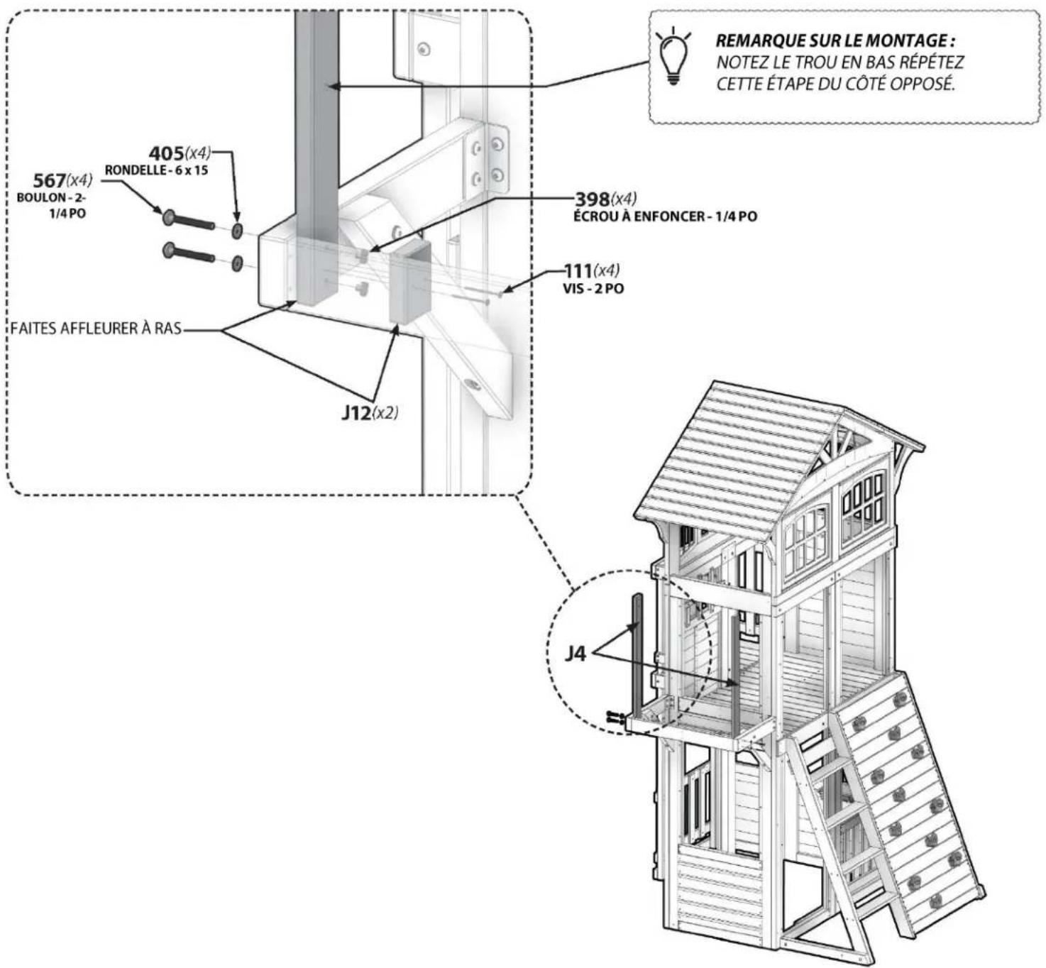 Backyard Discovery Bristol Point - Scannez pour des instructions 3D faciles - 20