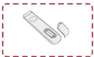 VIEWSONIC ViewBoard IFP6552-1CF - 裝入遙控器電池 - 2