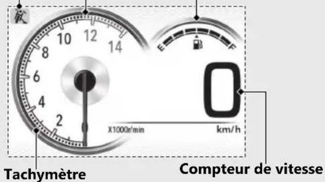 Honda CB1000RA (2024) - Zone rouge du tachymètre - 1