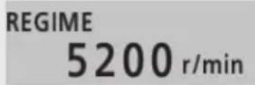Honda CB1000RA (2024) - Affichage du tachymètre numérique [REGIME] - 1