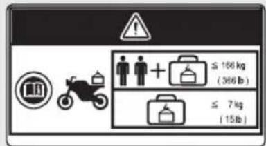 Honda CB650RAC (2024) - ETIQUETTE DE BOUCHON DE RADIATEUR DANGER - 1