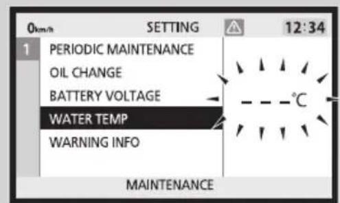 Honda CB650RAC (2024) - Indication de panne de température de liquide de refroidissement - 1