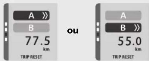Honda CB650RAC (2024) - Mode de réinitialisation du trajet - 2