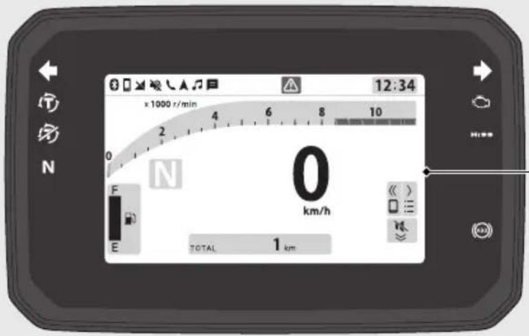 Honda CB500FA (2024) - Instruments - 2
