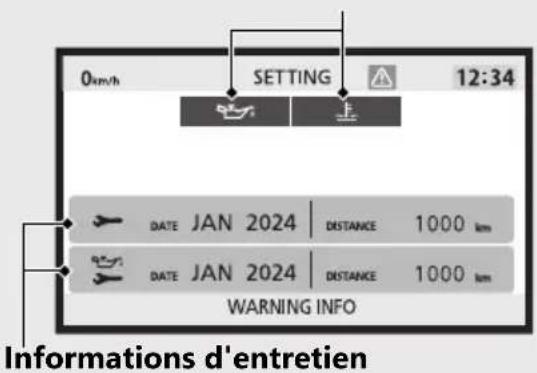 Honda CB500FA (2024) - INFOS AVERTISSEMENT - 1