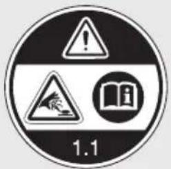 Honda CB500FA (2024) - PRECAUTION (sur fond JAUNE) - 2