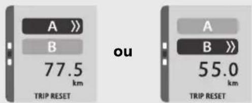 Honda CB500FA (2024) - Mode de réinitialisation du trajet - 2