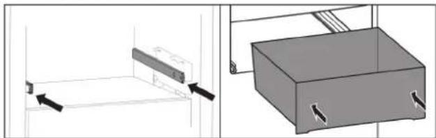 LIEBHERR IRd 4021 Plus - Τοποθέτηση συρταριού - 1