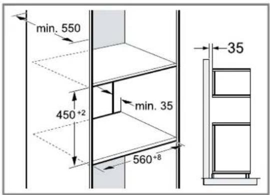 BOSCH CMA585GB1 - Einbau in einen Hochschrank - 1