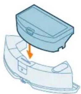 PHILIPS HomeRun 2000 Series XU2000 - Pulizia del contenitore della polvere e del filtro lavabile - 6