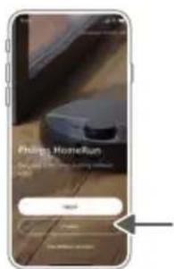 PHILIPS HomeRun 2000 Series XU2000 - Registrácia osobného účtu - 3