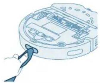 PHILIPS HomeRun 2000 Series XU2000 - Чистење на сензорите, контактните точки и прозорецот за IR-сигнал. - 1