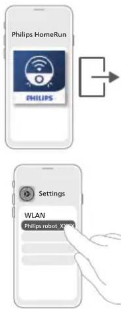 PHILIPS HomeRun 2000 Series XU2000 - Opsætning af Wi-Fi-forbindelse - 1